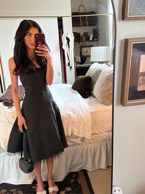 Vintage ‘Ruby Rox’ Old Hollywood Polka Dot Tulle Dress